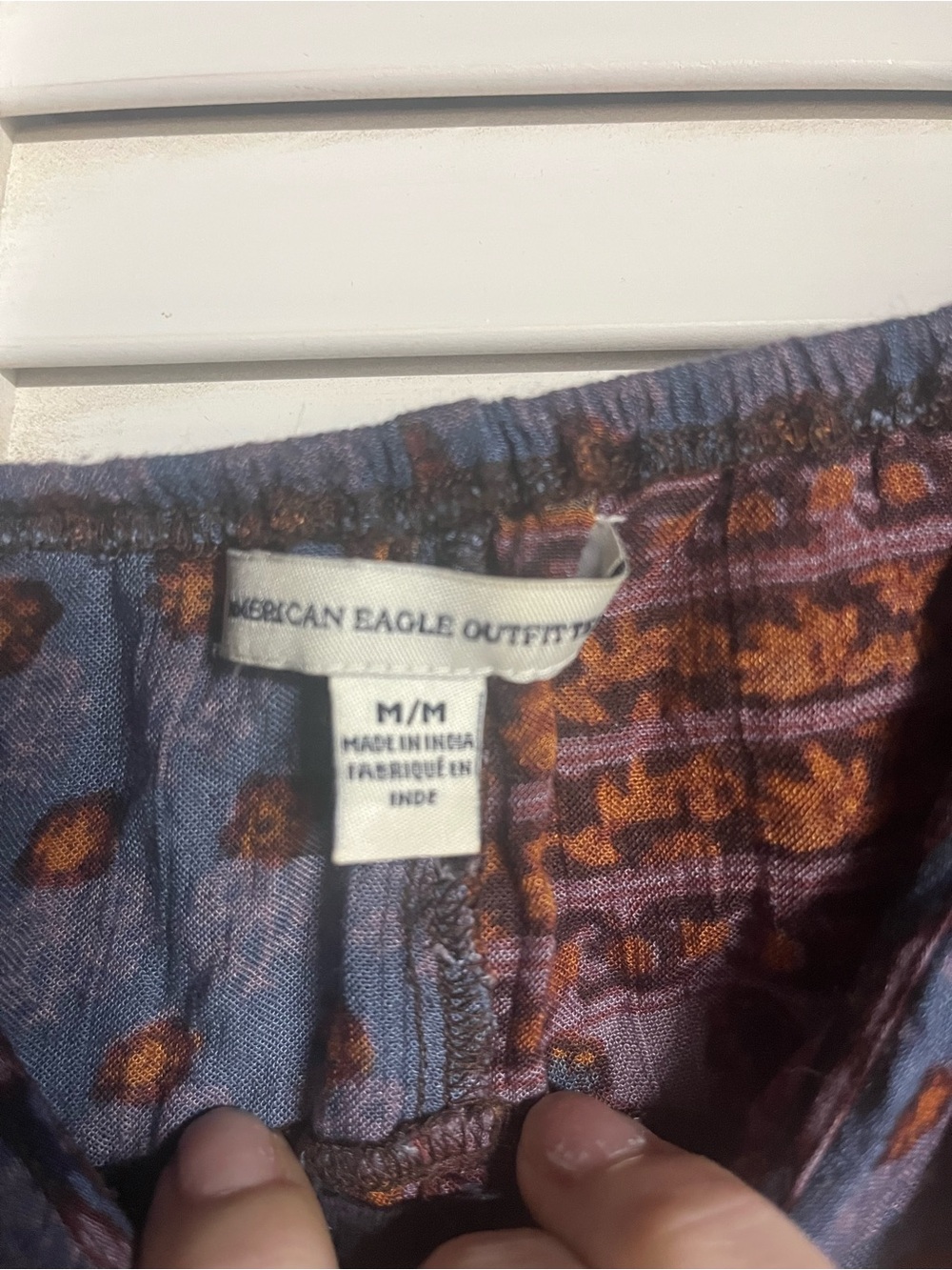American Eagle Outfitters Multicolor Floral Print Top in Blue & Rust - Picture 5 of 11